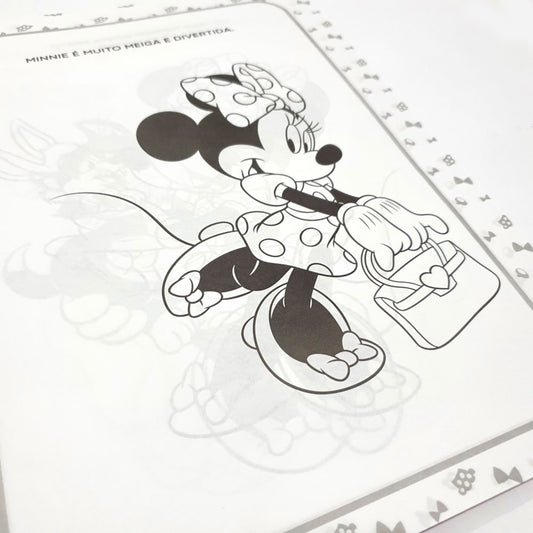 Ler e Colorir com Lápis | Minnie | Gigante