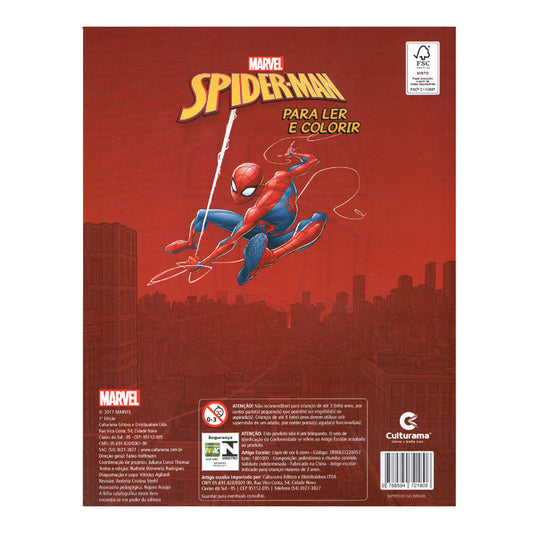 Spider-Man Para Ler e Colorir