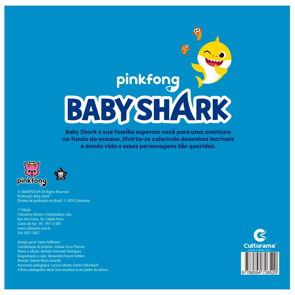 Arte e Cor Baby Shark