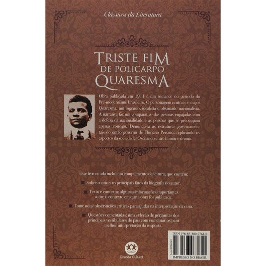 Triste Fim de Policarpo Quaresma | Lima Barreto
