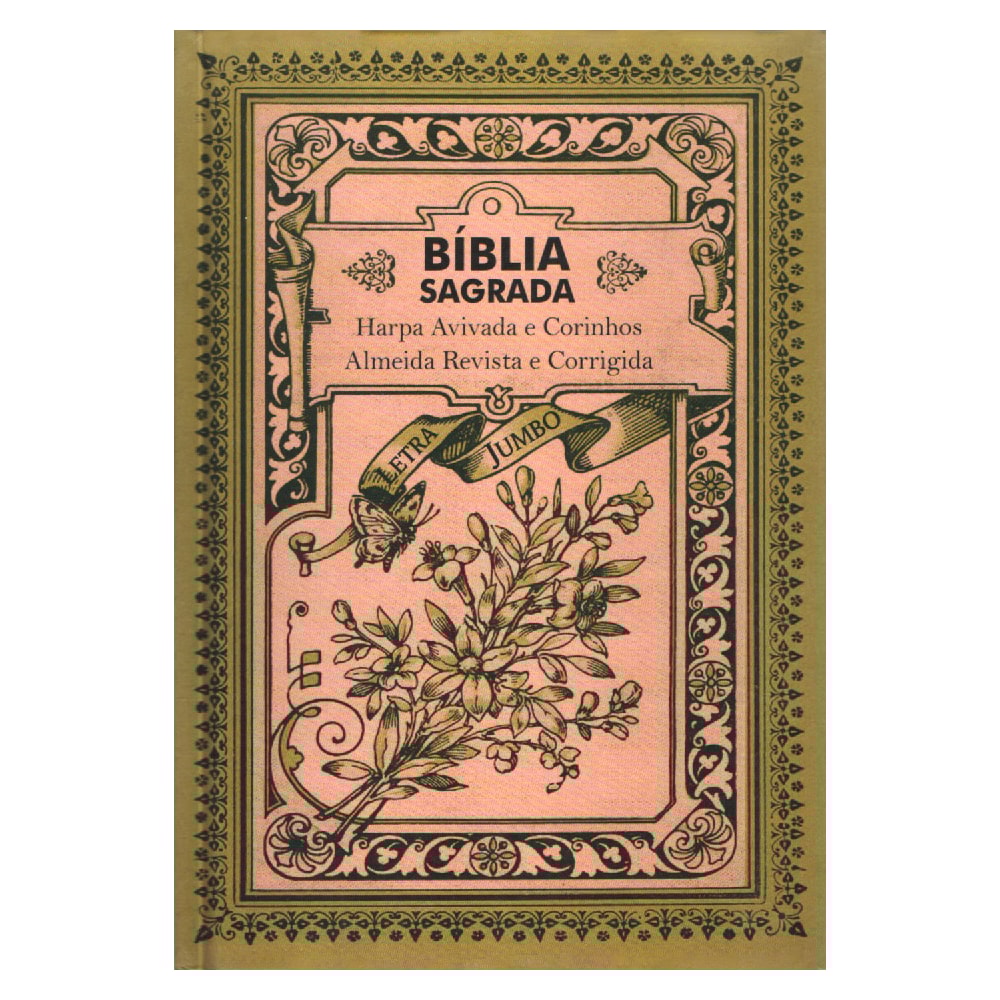 Bíblia Sagrada Letra Jumbo | ARC | Capa Dura Retro