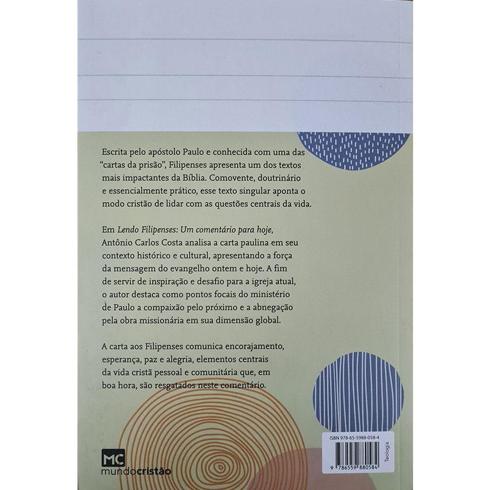 Lendo Filipenses | Antônio Carlos Costa