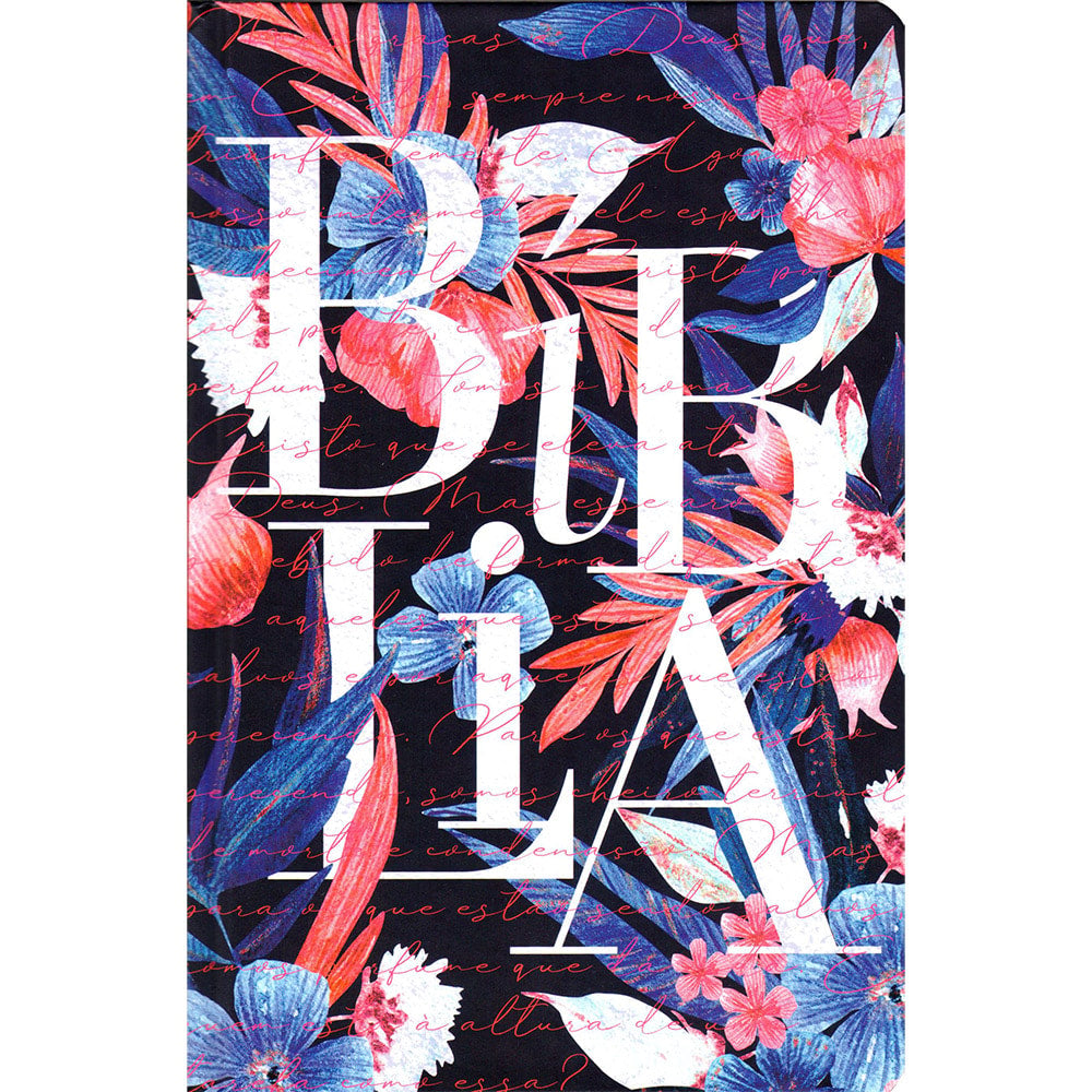 Bíblia Sagrada | NVT | Letra Normal | Capa Dura Aroma Azul e Pink
