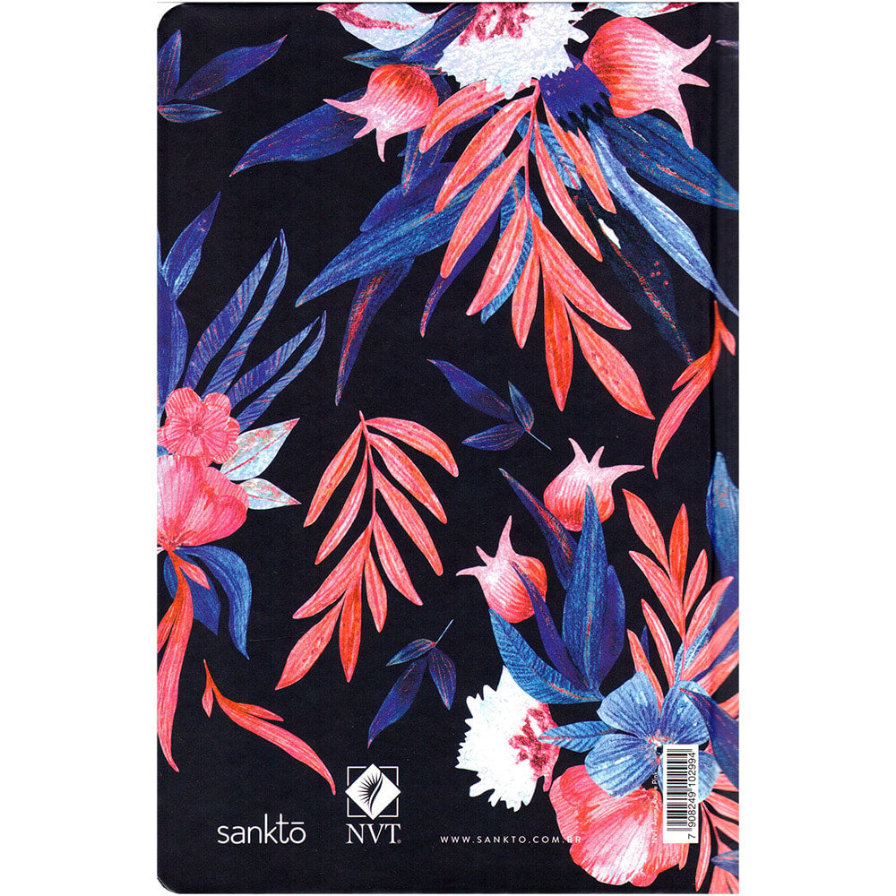 Bíblia Sagrada | NVT | Letra Normal | Capa Dura Aroma Azul e Pink