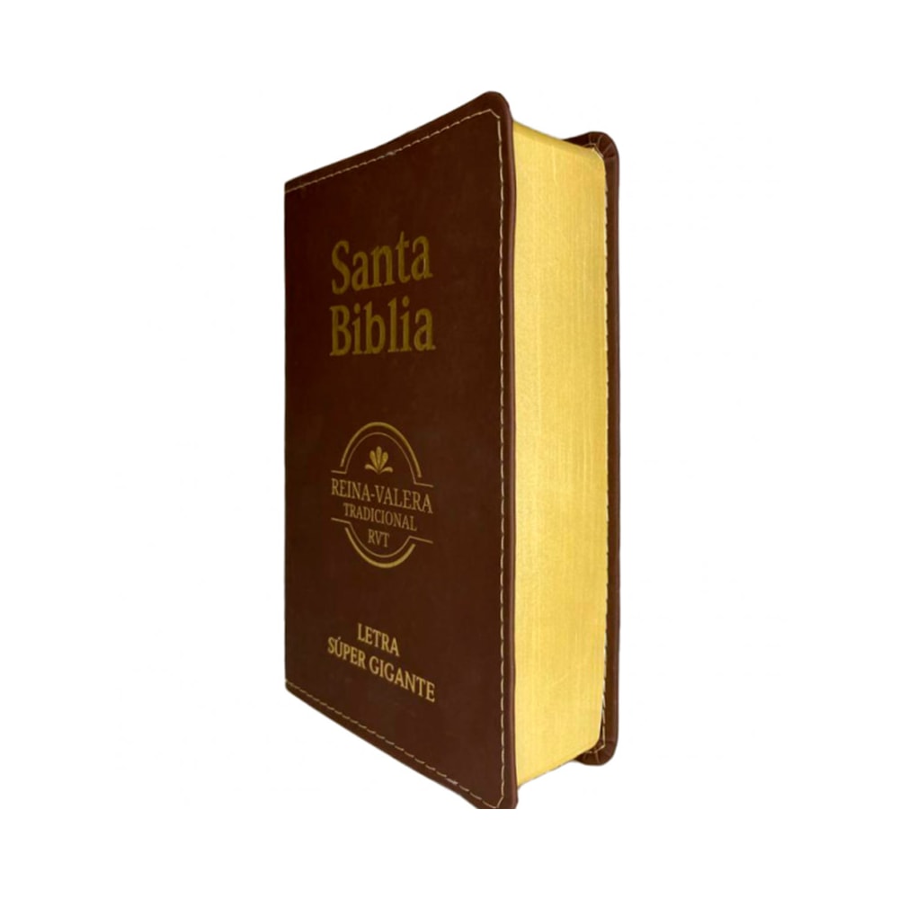 Bíblia Sagrada em Espanhol | RVT | Letra Super Gigante | Luxo Marrom