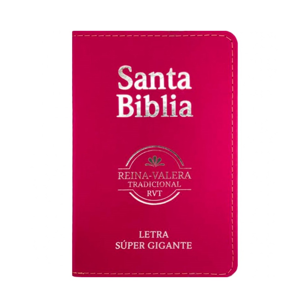 Bíblia Sagrada em Espanhol | RVT | Letra Super Gigante | Luxo Pink