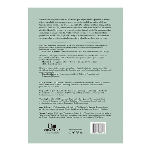 Evolução Teísta | Wayne Grudem e J P Moreland