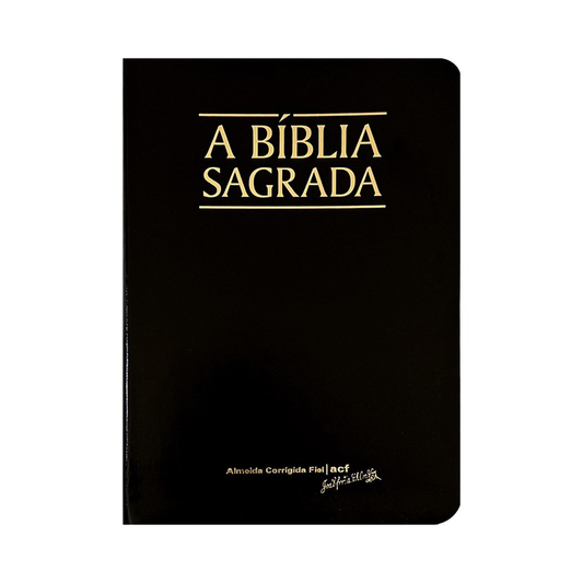 A Bíblia Sagrada | ACF | Mega Legível | Capa Luxo Preta