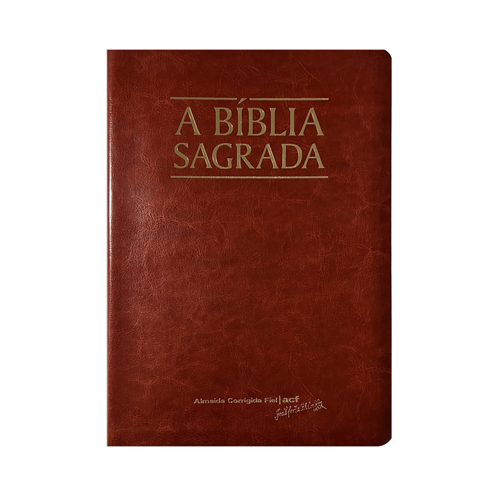 A Bíblia Sagrada | ACF | Mega Legível | Capa Luxo Mogno