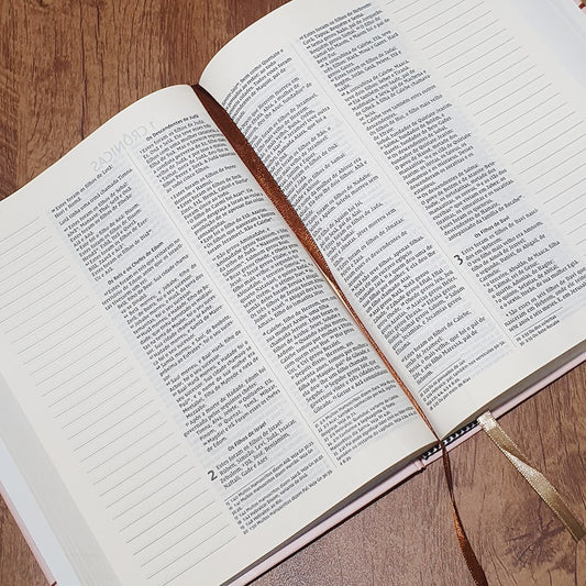 Bíblia Sagrada Leão Yeshua | NVI | Capa Dura com Espaço para Anotações