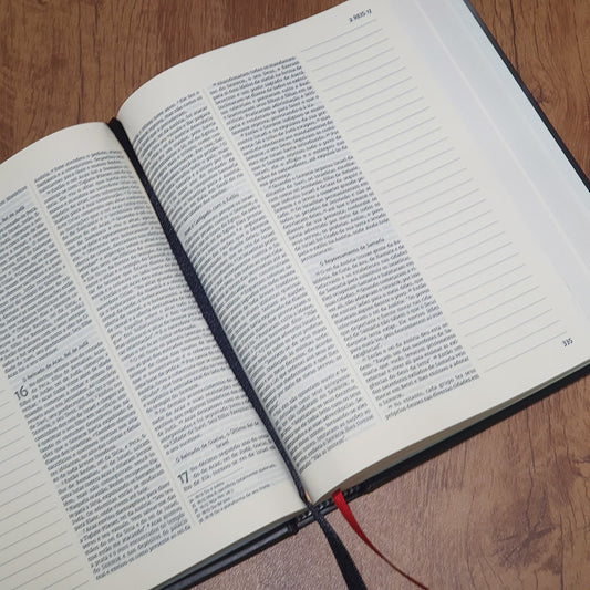 Bíblia Sagrada Calvário NVI | Capa Dura com Espaço para Anotações