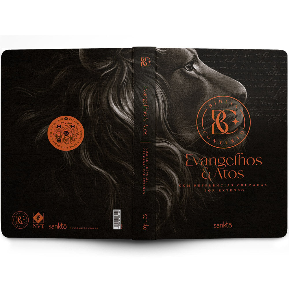 Bíblia Contexto | Evangelho e Atos | NVT | Capa Dura | Leão