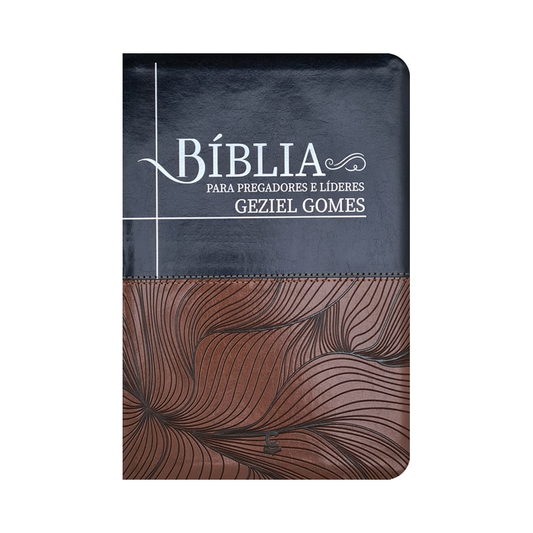 Bíblia Para Pregadores e Líderes Geziel Gomes | ARC | Capa Luxo Marrom