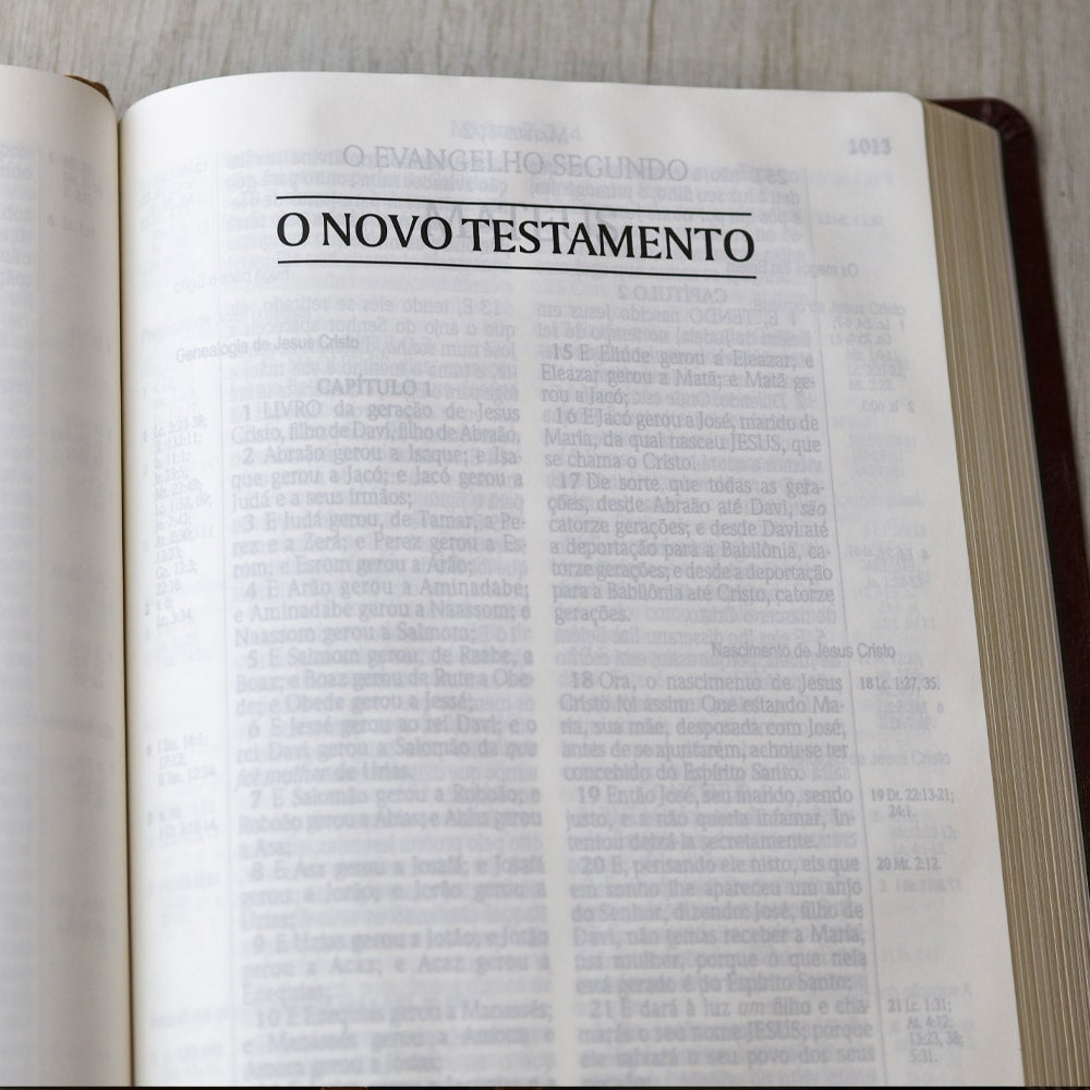 Bíblia Sagrada RCM | ACF | Letra Gigante | Capa Luxo Mogno