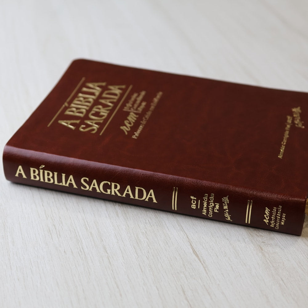 Bíblia Sagrada RCM | ACF | Letra Gigante | Capa Luxo Mogno