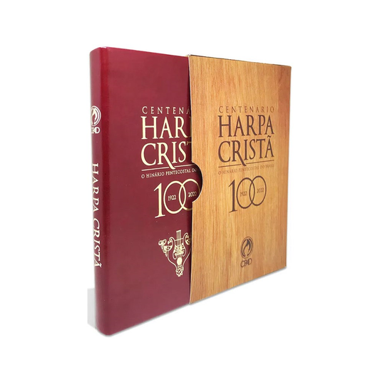 Harpa Cristã Centenário Grande | Edição Especial | Capa Luxo Vinho