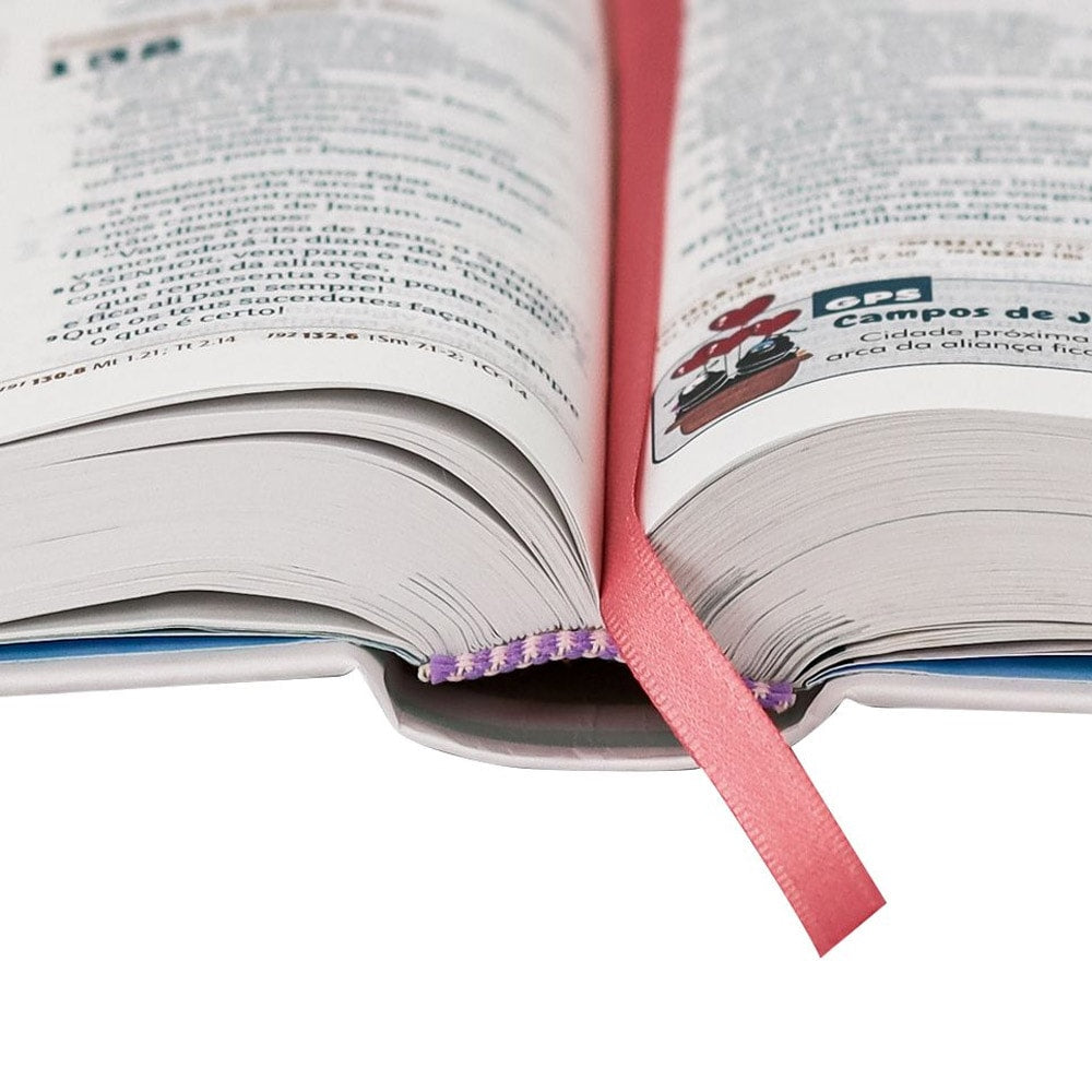 Bíblia Explicada Para Crianças | Smilinguido| NTLH | Capa Dura Rosa