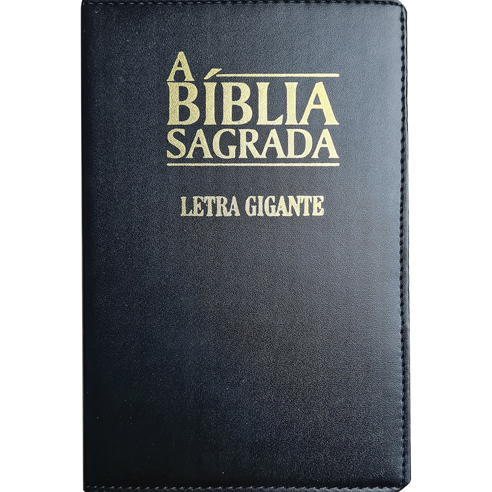 A Bíblia Sagrada | ACF | Letra Gigante | Capa Luxo Preta
