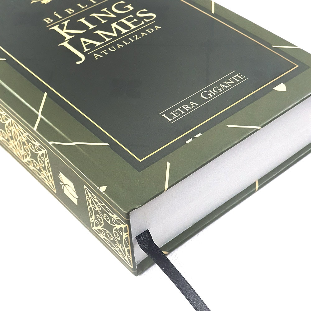 Bíblia King James Atualizada | KJA | Letra Gigante | Capa Dura Verde