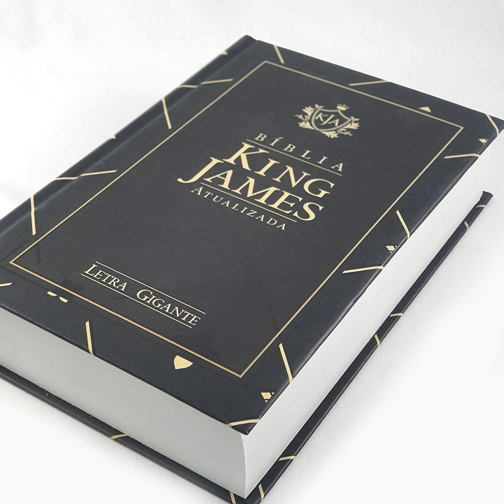 Bíblia King James Atualizada | KJA | Letra Gigante | Capa Dura Preta
