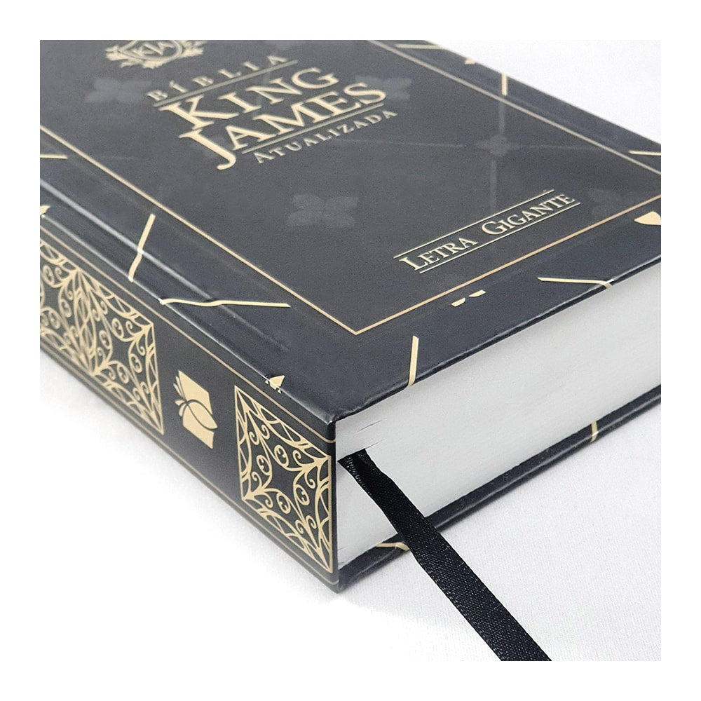 Bíblia King James Atualizada | KJA | Letra Gigante | Capa Dura Preta