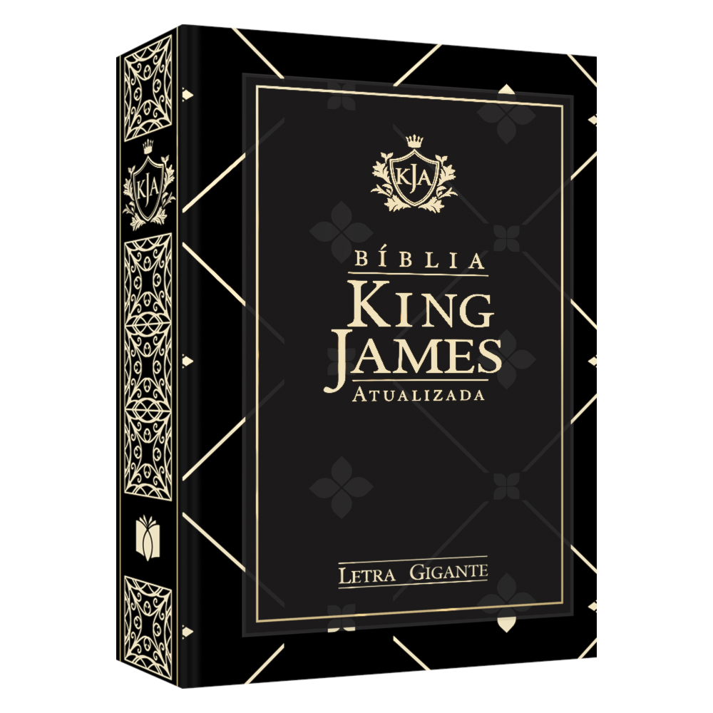 Bíblia King James Atualizada | KJA | Letra Gigante | Capa Dura Preta