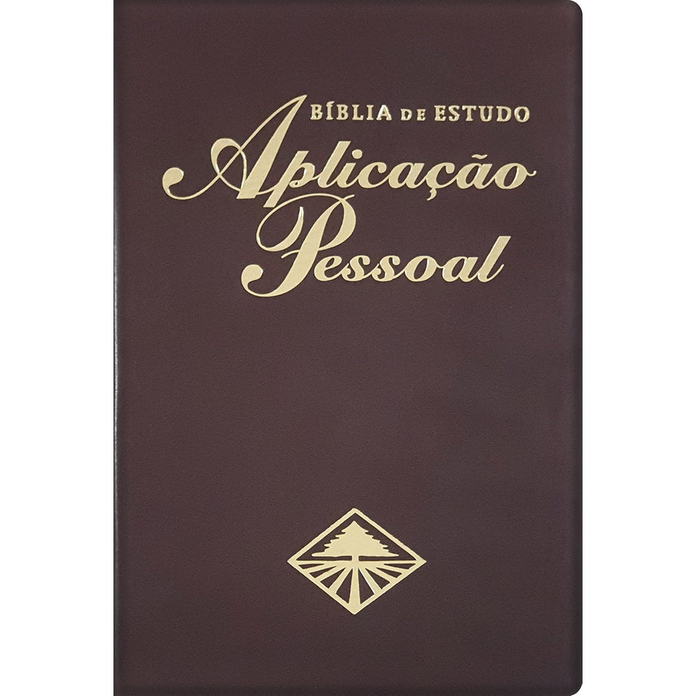 Bíblia de Estudo Aplicação Pessoal Média | Letra Normal ARC | Marrom