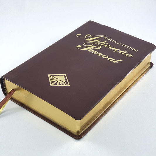 Bíblia de Estudo Aplicação Pessoal Média | Letra Normal ARC | Marrom