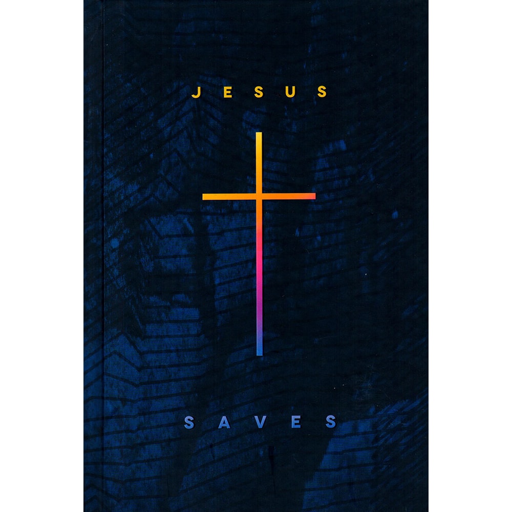 Bíblia Jesus Saves | NAA | Capa Dura Azul