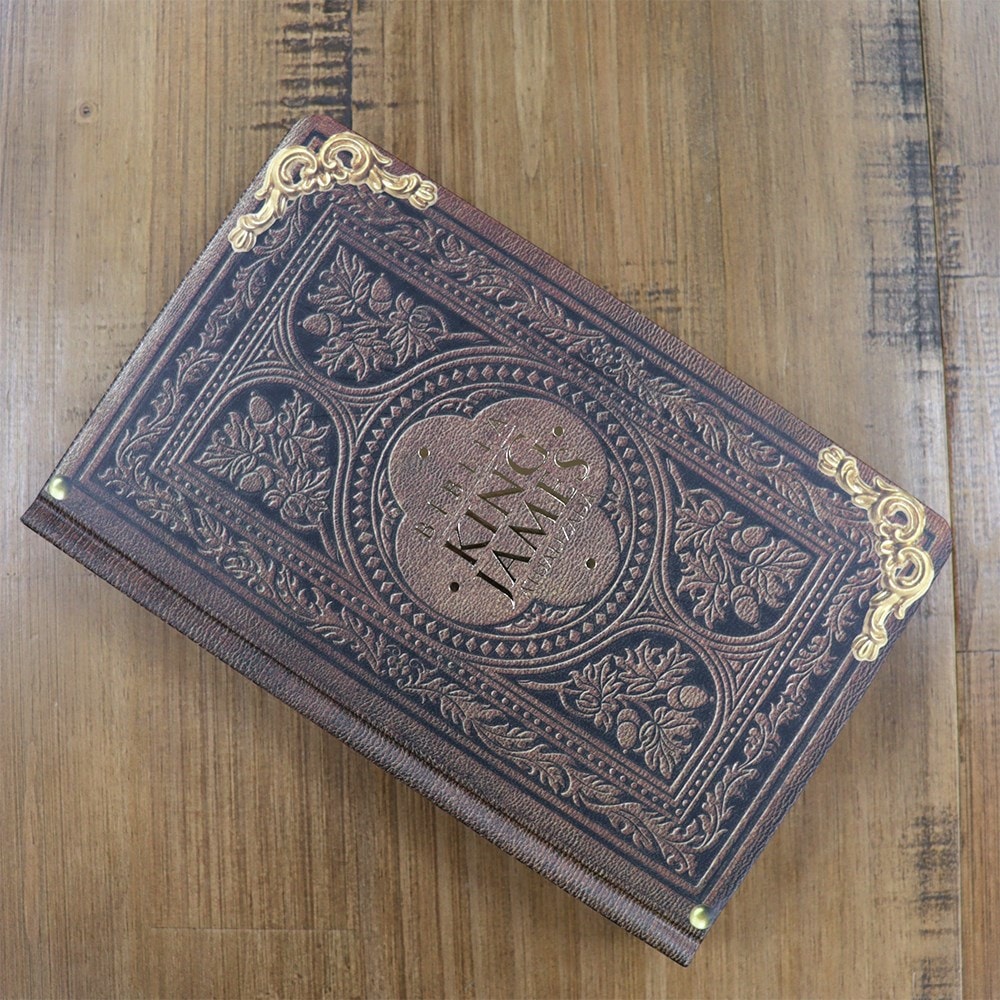 Bíblia King James Atualizada | KJA | Letra Hipergigante | Capa Dura Vintage