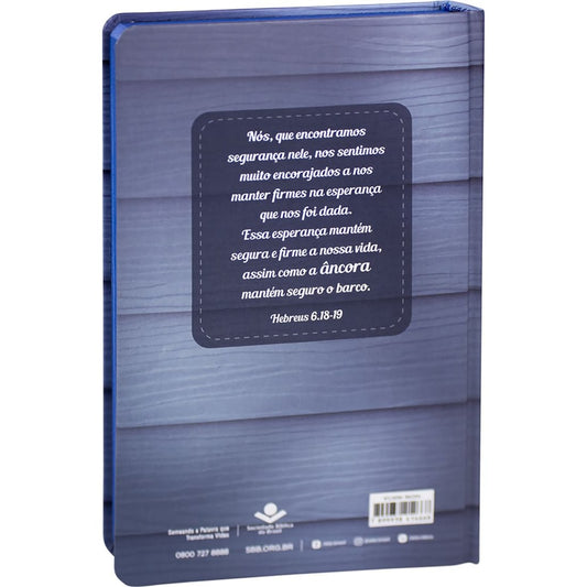 Bíblia Sagrada Âncora Azul | NTLH | Letra Normal | Capa Dura