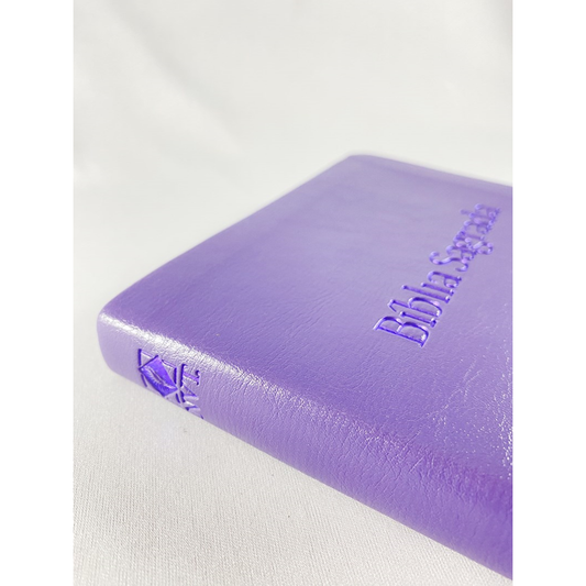Bíblia Sagrada Slim | NVT | Letra Normal | Capa Roxa
