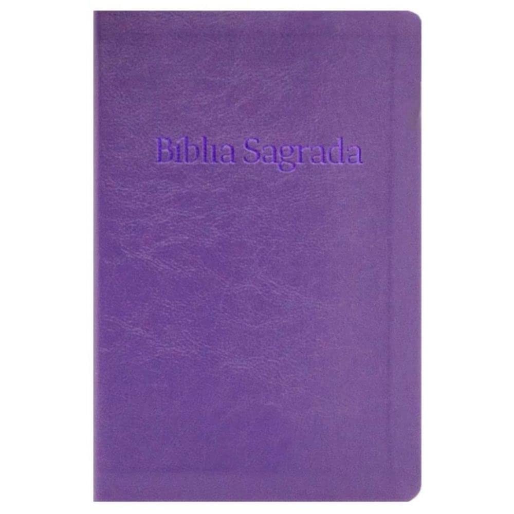 Bíblia Sagrada Slim | NVT | Letra Normal | Capa Roxa