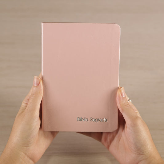 Bíblia Slim Compacta | NVI | Capa Luxo Nude