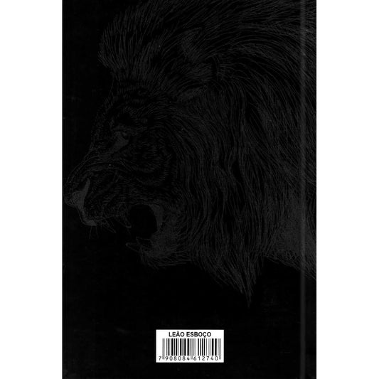 Bíblia Sagrada Leão Esboço | NVI | Letra Gigante | Capa Dura