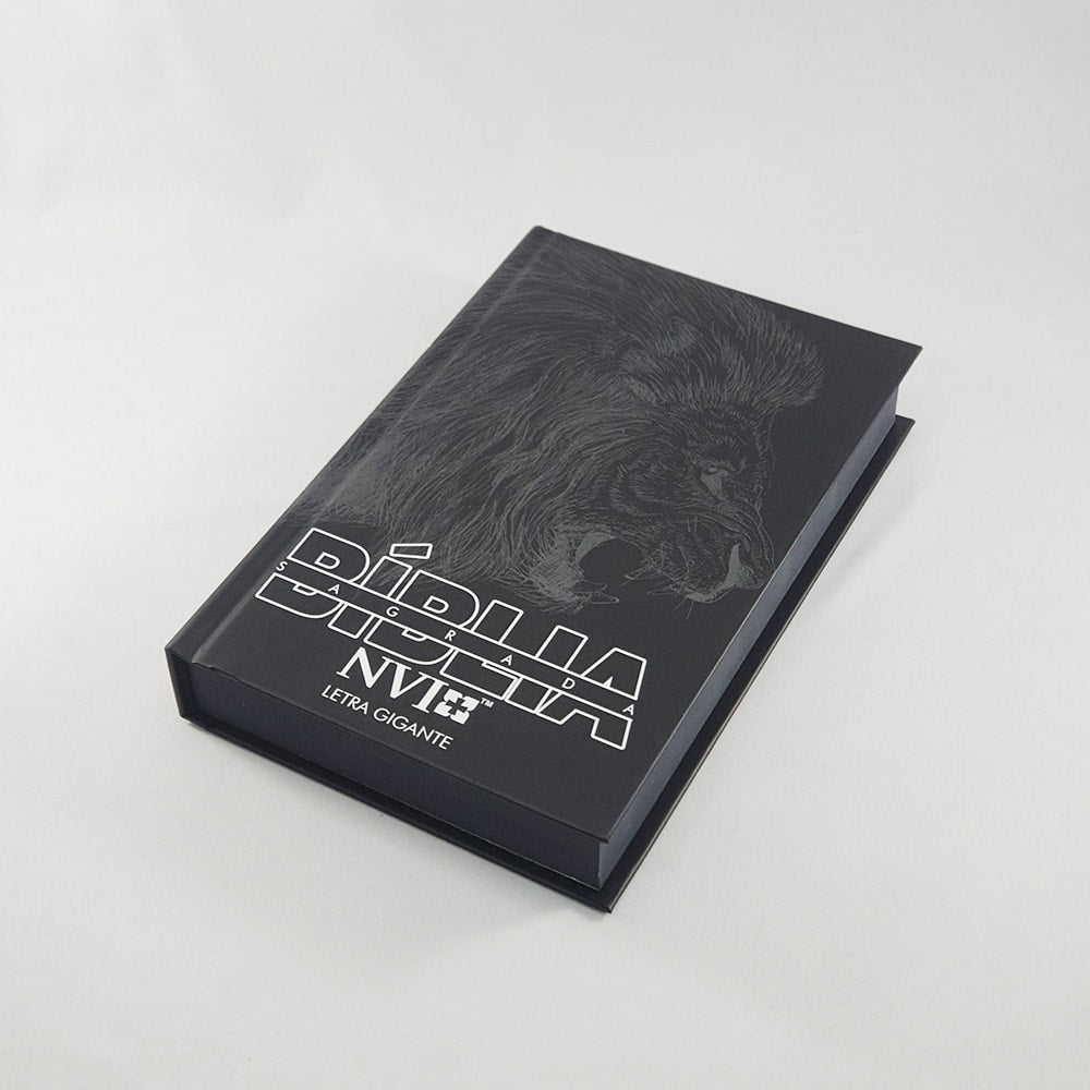 Bíblia Sagrada Leão Esboço | NVI | Letra Gigante | Capa Dura