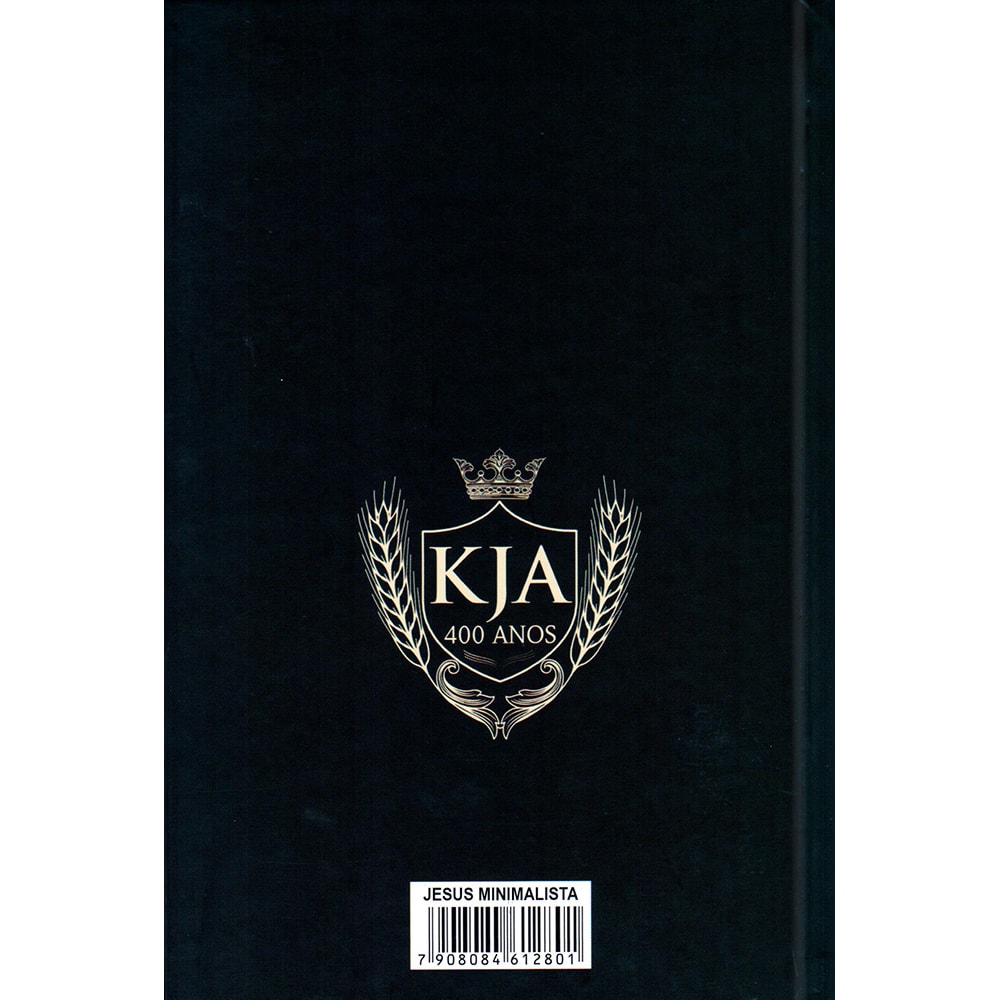 Bíblia King James Atualizada Jesus Minimalista | KJA | Letra Gigante | Capa Dura