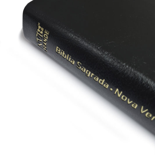 Bíblia Sagrada | NVI | Letra Grande | Capa Preta Luxo