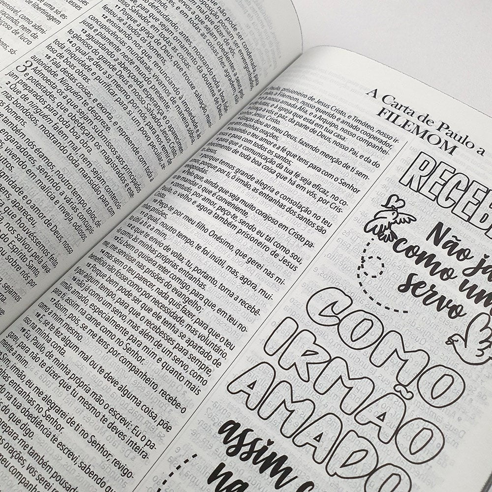 Bíblia King James 1611 Ultra Fina Lettering Bible | Letra Normal | Capa Hebraico