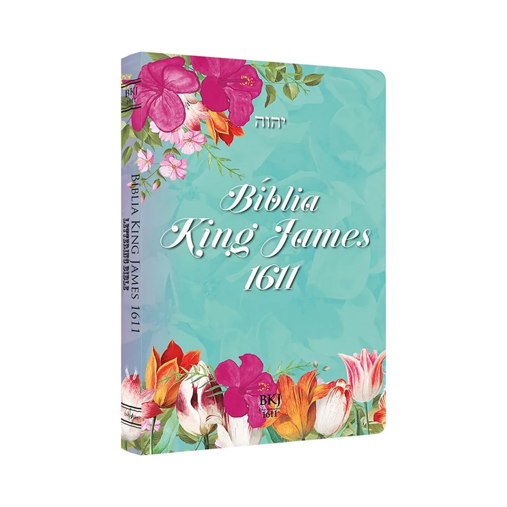 Bíblia King James 1611 Ultra Fina Lettering Bible | Letra Normal | Capa Tifany
