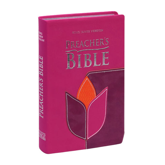 Preachers Bible | Bíblia da Pregadora em Inglês | KJV | Capa Luxo Flor