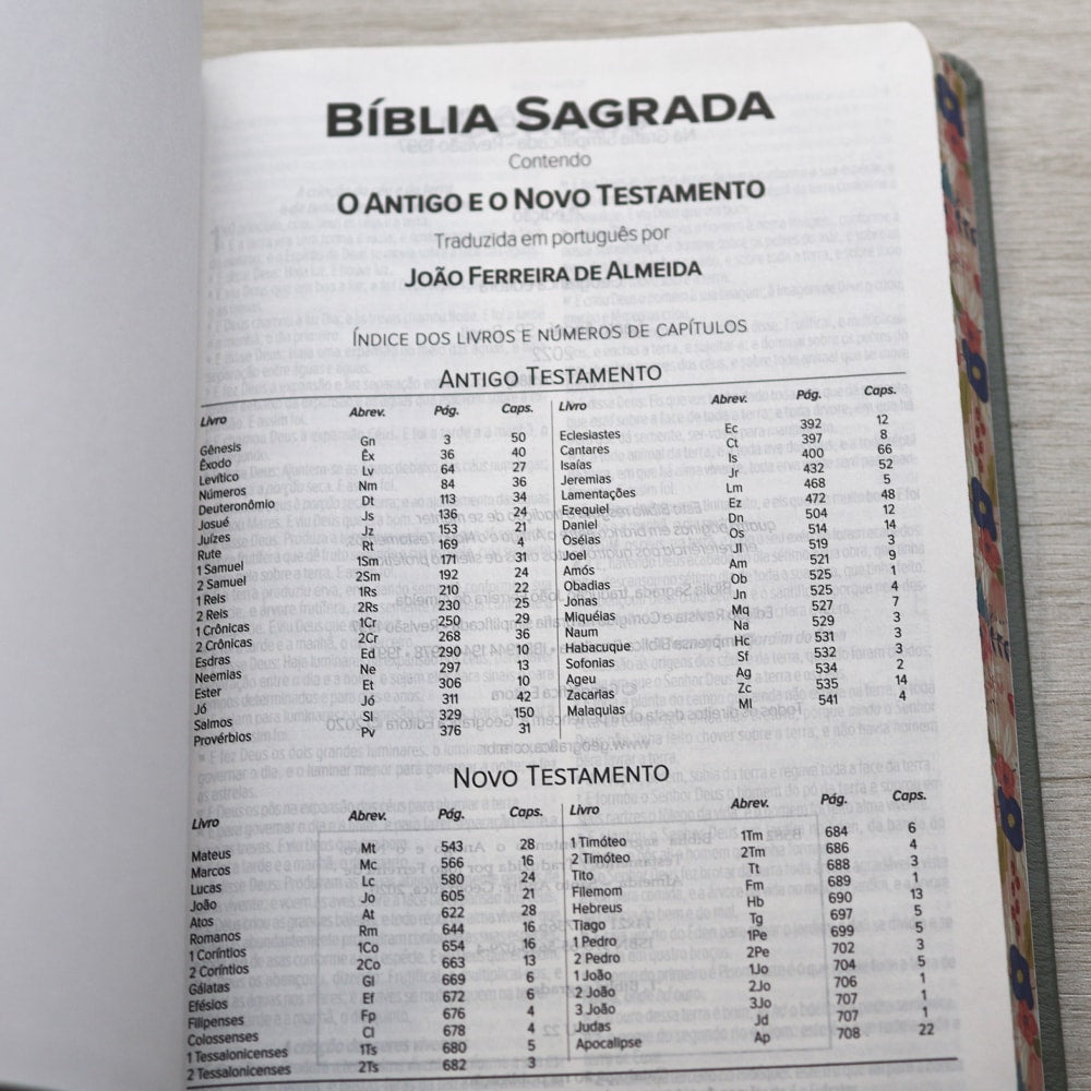 Bíblia Sagrada Slim | ARC | Capa Luxo Especial Cinza