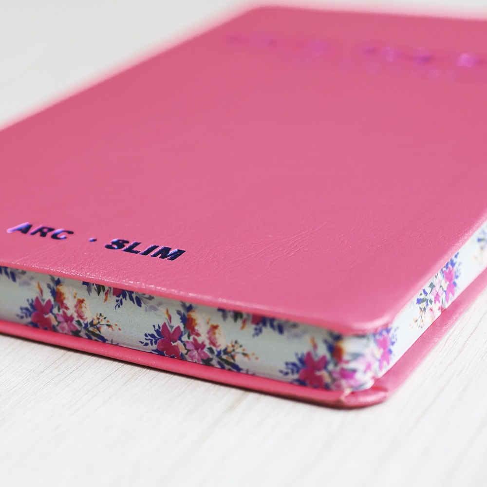 Bíblia Sagrada Slim | ARC | Capa Luxo Rosa