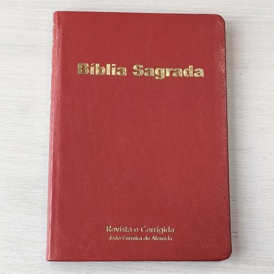 Bíblia Sagrada Slim | ARC | Capa Luxo Vinho