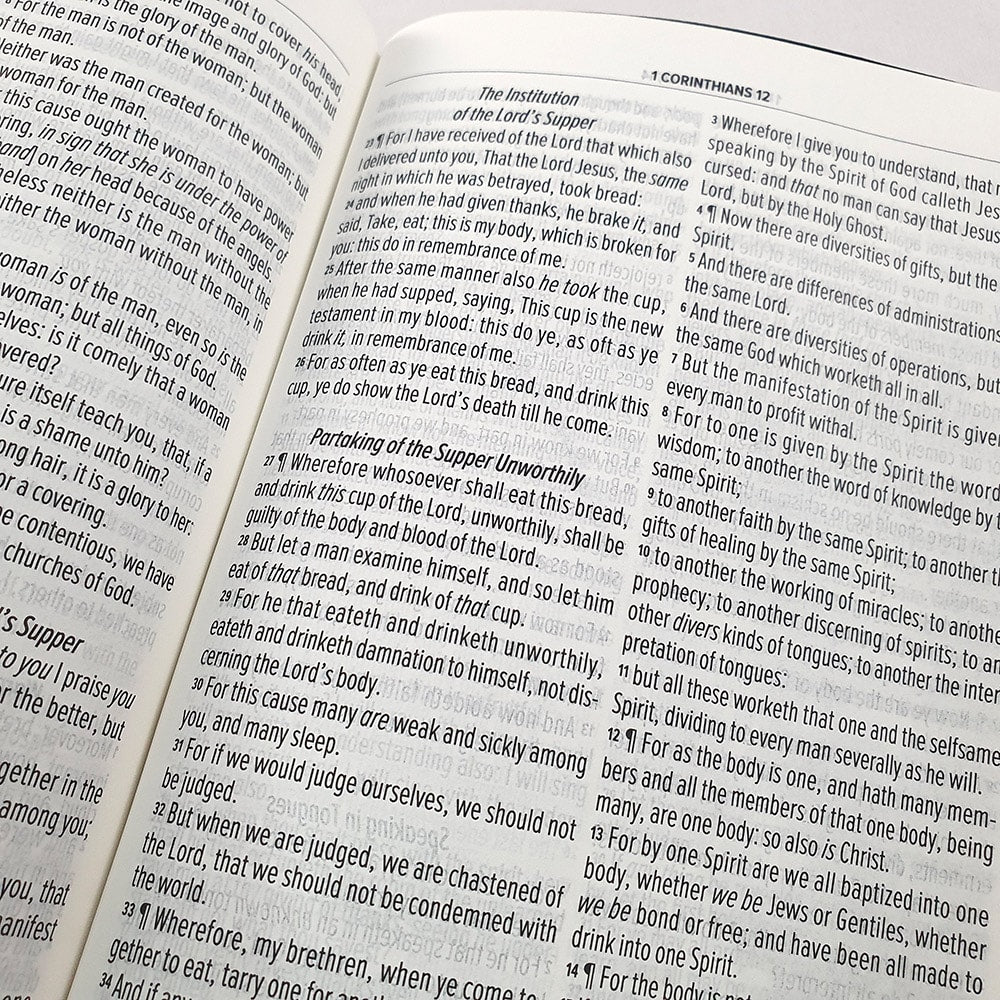 Holy Bible King James 1611 | Inglês | KJV | Capa Luxo Laranja