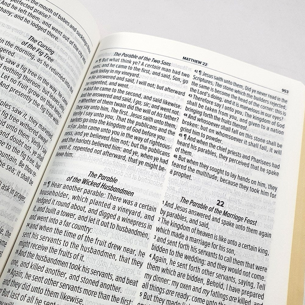 Holy Bible King James 1611 | Inglês | KJV | Capa Luxo Preta