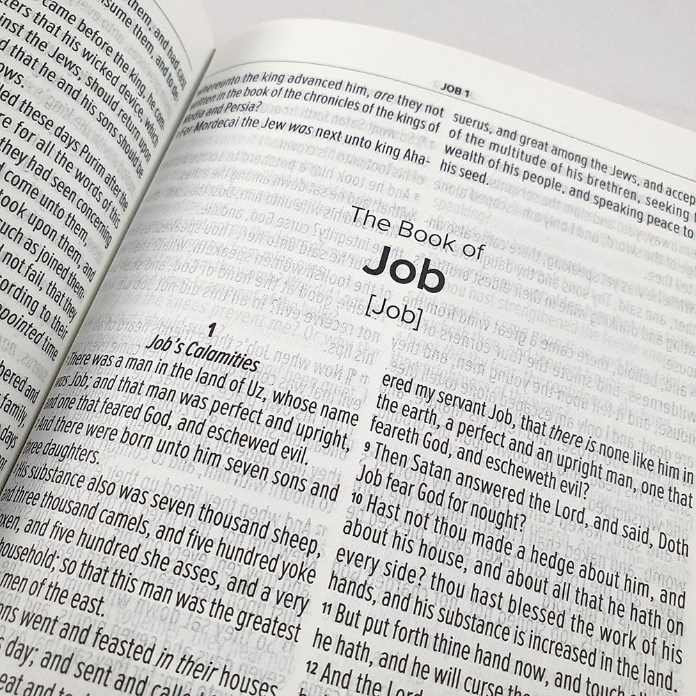 Holy Bible King James 1611 | Inglês | KJV | Capa Luxo Preta