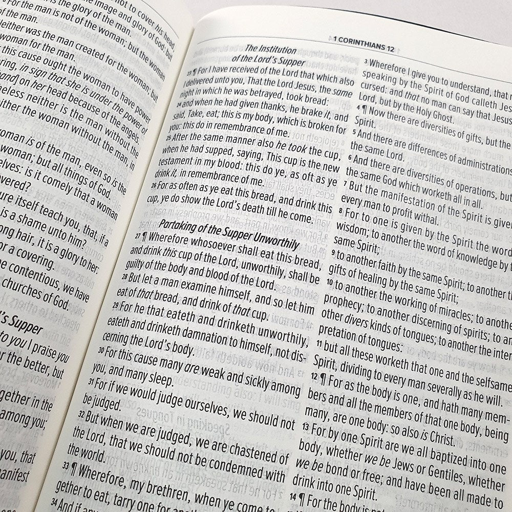 Holy Bible King James 1611 | Inglês | KJV | Capa Luxo Preta