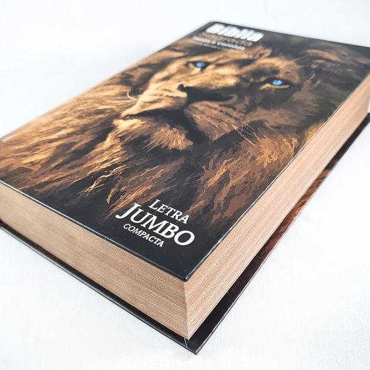 Bíblia Sagrada Letra Jumbo | ARC | Capa Dura Leão Vetor