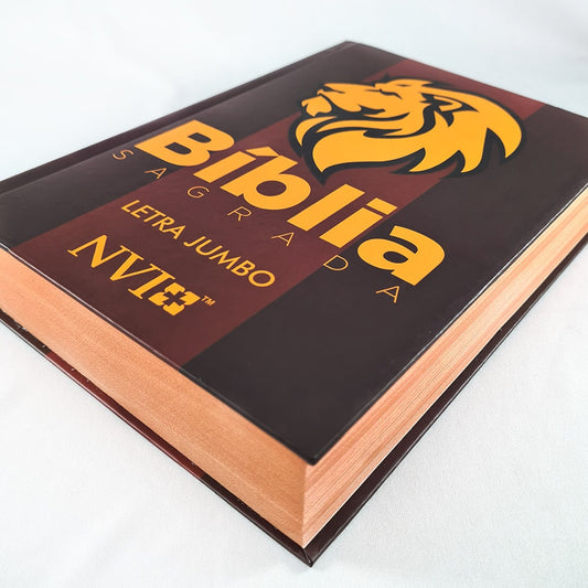 Bíblia Sagrada Letra Jumbo | NVI | Capa Dura Leão Figura